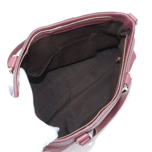 Gucci Bamboo Tassel Leather Two-Way Handbag Pink - Picture 8 of 16